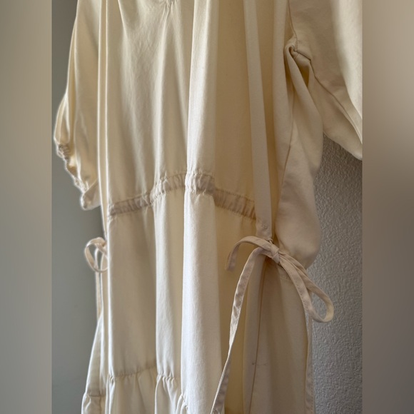 Velvet Heart Cream Midi Dress - Picture 4 of 9